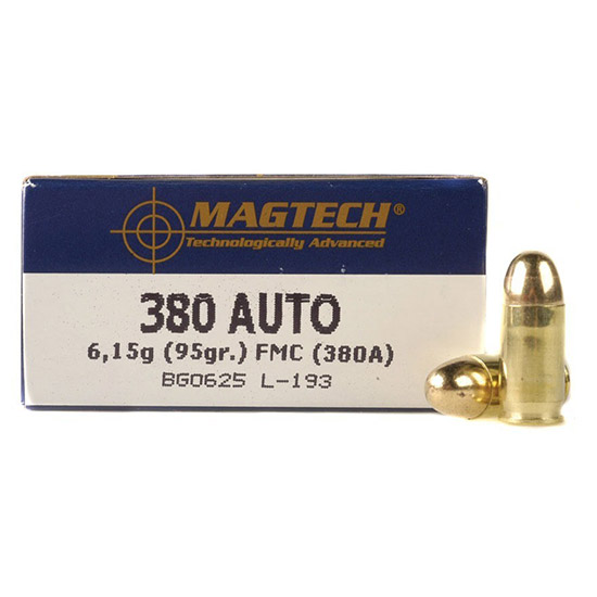 MAGTECH 380ACP 95GR FMJ 50/20 - Ammunition